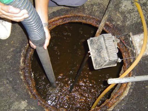 文罗镇隔油池清理